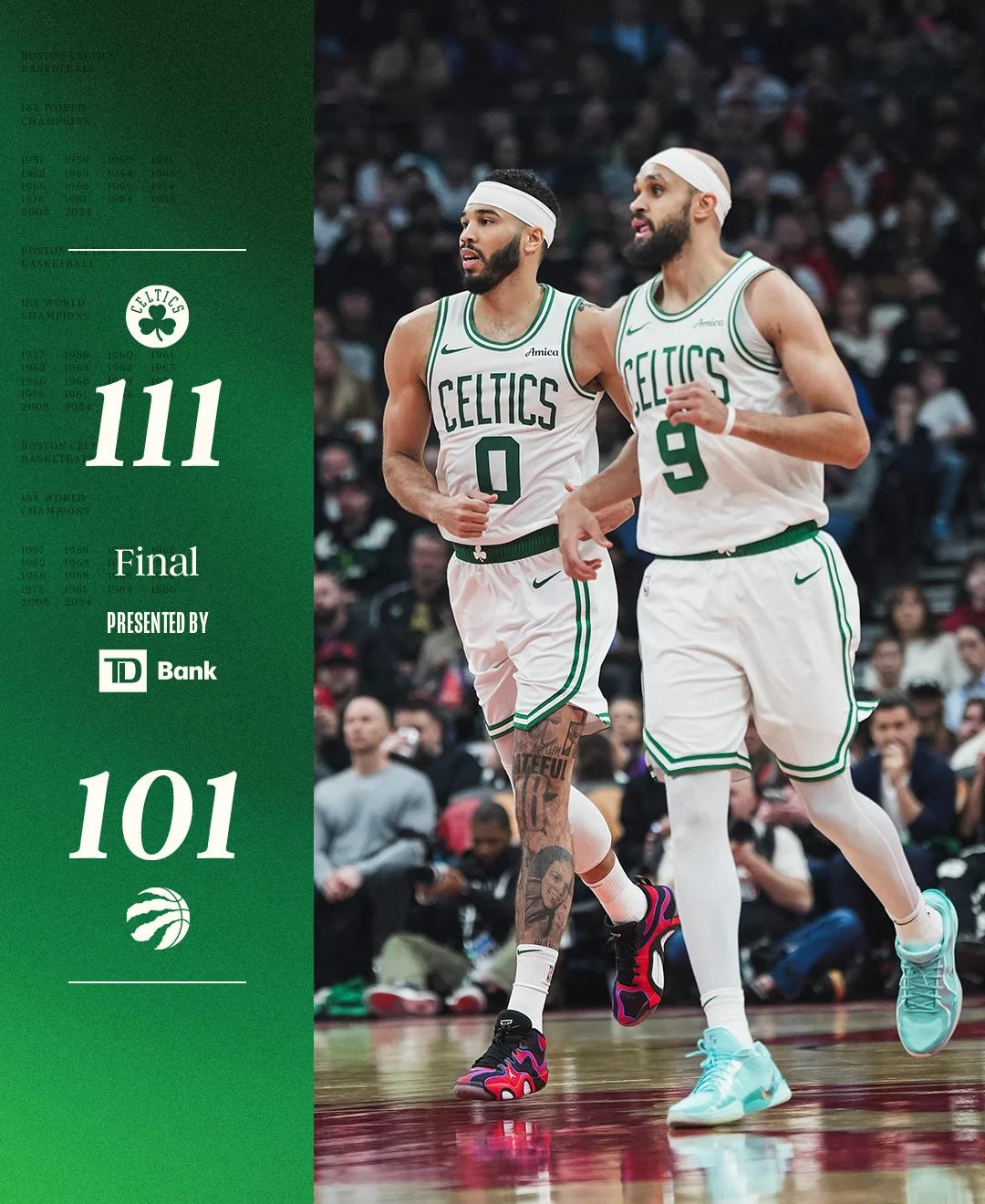 凯尔特人再胜猛龙连胜 凯尔特人再胜猛龙连胜